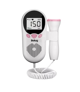 Foto 1 | Foto 1 | Detector De Frecuencia Cardíaca Fetal, Belug Portátil Blanco/rosa