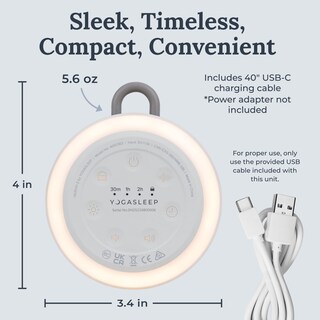 Foto 6 | Foto 6 | Máquina de Sonido Portátil Yogasleep Hushh 6 Sonidos Relajantes y Luz Nocturna - Venta Internacional