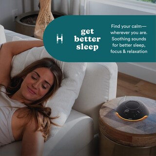 Foto 2 | Foto 2 | Máquina De Sonido Homedics Sleep Better Con Luz Nocturna Negra - Venta Internacional.