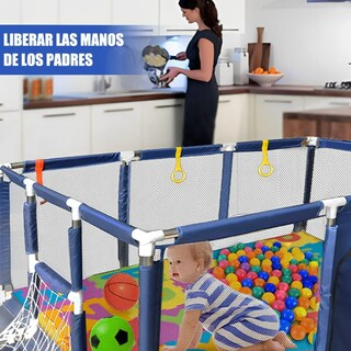 Foto 3 | Foto 3 | Cercado Xtellar De Bebé Juego De Niños Gimnasio Plus Ocean Ball Color Azul