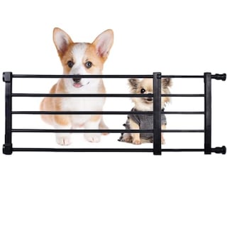 Foto 1 | Foto 1 | Puerta Para Perros Stoneglow, Escalón Expandible De 56 A 100 Cm, Color Negro - Venta Internacional.