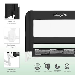Foto 5 | Foto 5 | Bed Rail Dream On Me, Malla De Seguridad Ligera Para Niños Pequeños - Venta Internacional.