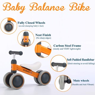 Foto 5 | Foto 5 | Venta Internacional - Bicicleta De Equilibrio Bekilole Para Niña De 1 Año Con Certificado De Seguridad