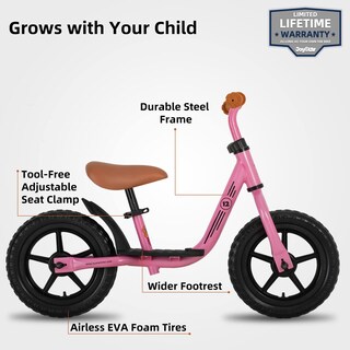 Foto 2 | Foto 2 | Bicicleta de Equilibrio Joystar Rosa Infantil-Venta Internacional