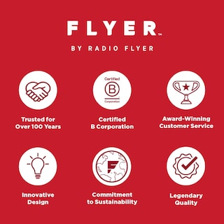 Foto 5 | Foto 5 | Radio Balance Bike Flyer Flyer Ultra Lite, Color Rojo, 1,5 A 5 Años - Venta Internacional.