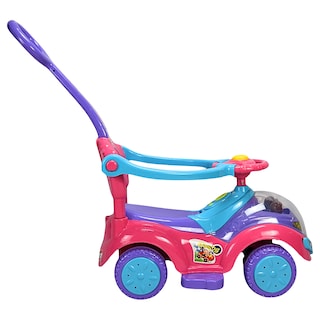 Foto 2 | Foto 2 | Montable Correpasillos Para Niños Con Luz Y Sonido Bastón Con Toldo Protector - Rosa