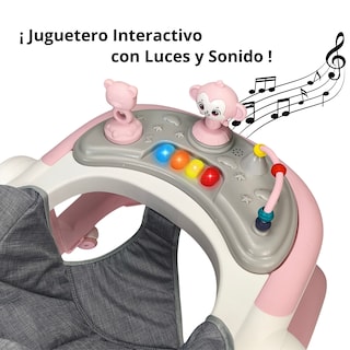 Foto 6 | Foto 6 | Andadera Caminadora 2 En 1 Con Luz Y Sonido Diseño De Changuito - Rosa