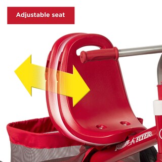 Foto 5 | Foto 5 | Radio Tricycle Flyer Ultimate All-terrain Stroll 'n Trike, Color Rojo - Venta Internacional.