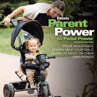 Foto 6 | Foto 6 | Triciclo Joovy Tricycoo 4.1 Para Niños De 4 Etapas Con Asa Para Padres, Negro - Venta Internacional.