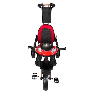 Foto 7 | Foto 7 | Triciclo Infantil Tipo Carriola Con Bastón Ajustable Luz Y Sonido - Rojo