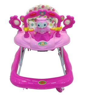Foto 5 | Foto 5 | Andadera para Bebé TEK-207-ROSA color Rosa Plegable Musical Llantas Gel Búho