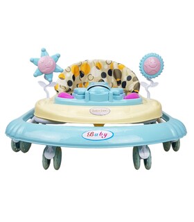 Foto 8 | Foto 8 | Andadera Para Bebe Plegable,musical, Andador 8 Llantas De Gel Abeja - Azul