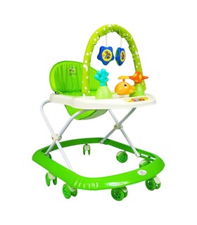 Foto 1 | Foto 1 | Andadera Para Bebe Plegable, Andador 8 Llantas De Gel Ballena - Verde