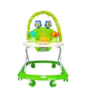 Foto 8 | Foto 8 | Andadera Para Bebe Plegable, Andador 8 Llantas De Gel Ballena - Verde