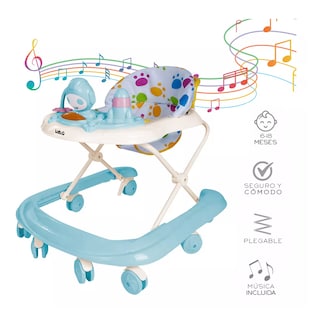 Foto 5 | Foto 5 | Andadera Musical Plegable Para Bebe Juguete Educativo Interactiva Azul