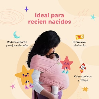 Foto 5 | Foto 5 | Fular Ergonómico Para Bebé Vía Lactea Múltiples Posiciones Y Amarre Transpirable