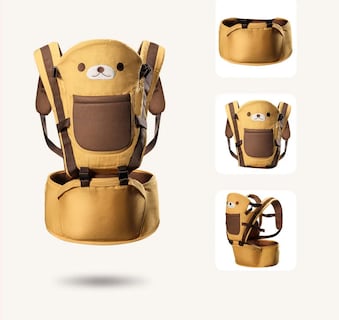 Foto 6 | Foto 6 | Cangurera Ergonómica para Bebés 5 Posiciones Ecobaby Original Osito
