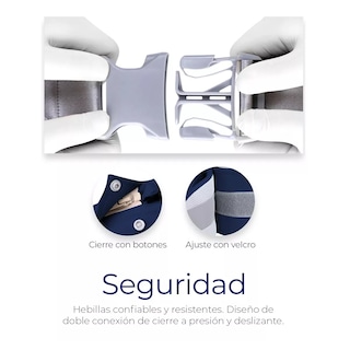 Foto 3 | Foto 3 | Cangurera Portabebé Multifuncional Con Asiento Eo Safe Imports Esi-16419 Azul