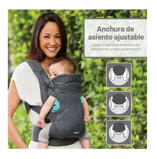 Foto 4 | Foto 4 | Canguro para Bebé Portabebés Mochila Ergonómica 4 en 1 Gris