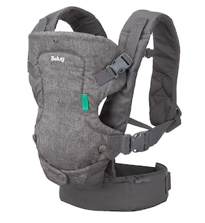 Foto 1 | Foto 1 | Canguro Para Bebé Belug, Portabebés Mochila Ergonómica 4 En 1 Gris