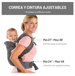 Foto 3 | Foto 3 | Canguro Para Bebé Belug, Portabebés Mochila Ergonómica 4 En 1 Gris