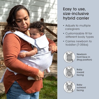Foto 3 | Foto 3 | Portabebés Boppy Comfygrow Gris Tórtola, 3 Posiciones De Transporte - Venta Internacional.