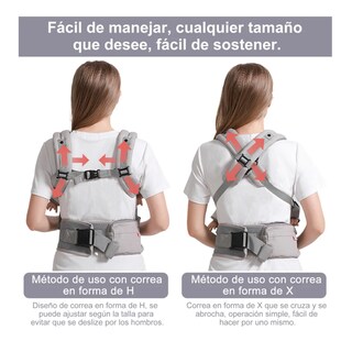 Foto 4 | Foto 4 | Cangurera Ergonómica Lab.g, Gris