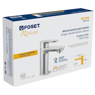 Foto 4 | Foto 4 | Monomando para Lavabo Foset Rim-45 color Plata
