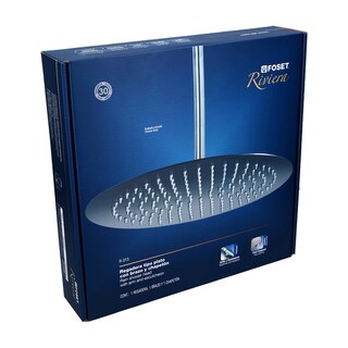 Foto 2 | Foto 2 | Regadera Redonda Foset de Acero Inoxidable 12' Cromada Línea Riviera