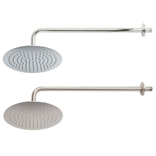 Foto 1 | Foto 1 | Regadera Foset Redonda de Acero Inoxidable 10' Satinada Línea Riviera