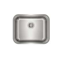 Tarja Sencilla Teka de Acero Inoxidable color Plateado