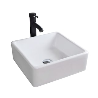 Foto 1 | Foto 1 | Paquete Lavabo Llave Negra Desagües Esatto Kit Quadra N color Blanco