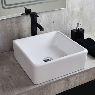 Foto 2 | Foto 2 | Paquete Lavabo Llave Negra Desagües Esatto Kit Quadra N color Blanco