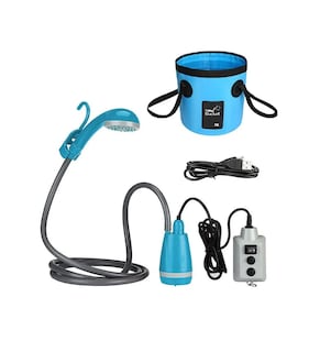 Foto 1 | Foto 1 | Ducha Portátil Eléctrica Exterior Con Bomba De Agua Eo Safe Imports Esi-460 Azul