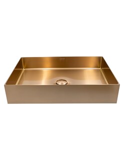Foto 1 | Foto 1 | Lavabo con Tapón Rubinett Xov-551d color Cobre