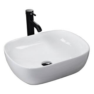 Foto 1 | Foto 1 | Kit Lavabo Ovalin Llave y Desagües Esatto Hin N color Blanco