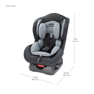 Foto 2 | Foto 2 | Autoasiento Gris Bebe 3 Posiciones Arnes 5 Puntos Seguridad