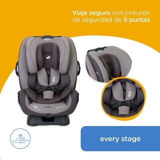 Foto 2 | Foto 2 | Autoasiento Joie Every Stage Dark Pewter Práctico Portátil para Bebé