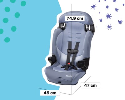 Foto 8 | Foto 8 | Autoasiento Booster Cosco BC121GZT color Gris Finale DX 2 en 1
