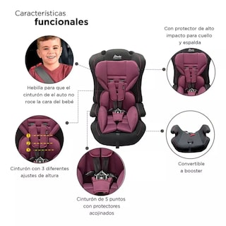 Foto 2 | Foto 2 | Autoasiento D'bebé Maxi color Rosa