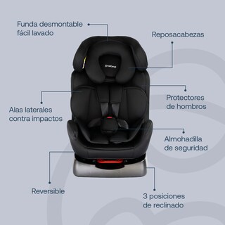 Foto 4 | Foto 4 | Autoasiento Bebe Bebesit Orion Portabebe Silla Niños Carro Negro
