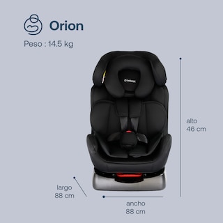 Foto 7 | Foto 7 | Autoasiento Bebe Bebesit Orion Portabebe Silla Niños Carro Negro