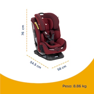 Foto 4 | Foto 4 | Autoasiento Bebe Joie Every Stage Fx Silla Portabebe Carro Rojo