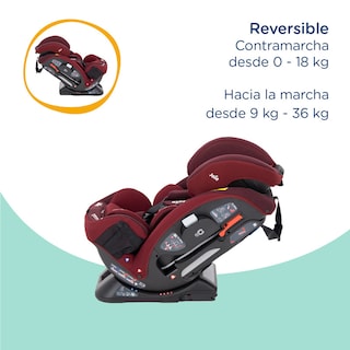 Foto 8 | Foto 8 | Autoasiento Bebe Joie Every Stage Fx Silla Portabebe Carro Rojo