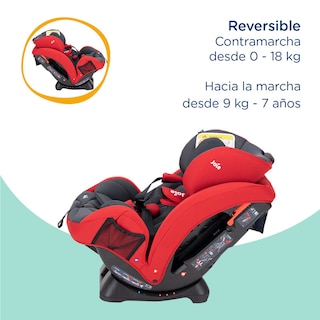 Foto 6 | Foto 6 | Autoasiento Bebe Joie Stages Silla Expandible Carro 3 En 1 Rojo
