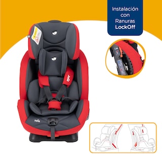 Foto 8 | Foto 8 | Autoasiento Bebe Joie Stages Silla Expandible Carro 3 En 1 Rojo