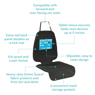 Foto 4 | Foto 4 | Protector De Asiento Infantil Munchkin Elite Seat Guardian Grey - Venta Internacional.