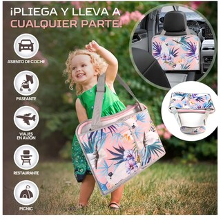Foto 5 | Foto 5 | Mesa Multifuncional Para Coche Con Bandeja De Viaje Niños Rosa