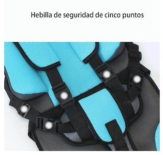 Foto 4 | Foto 4 | Auto Silla Para Bebe Plegabl Seguridad Silla Calidad Alta Azul Del Lago