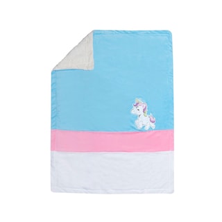 Foto 1 | Foto 1 | Cobertor Bordado Viajero Unicornio Chiqui Mundo color Azul